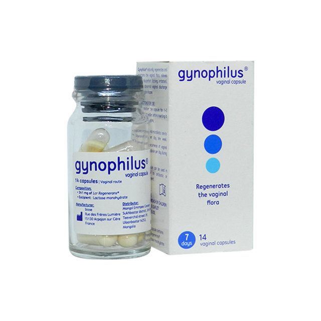 Гинофилус №14 үтрээний капсул Монгол Эм Импекс Концерн