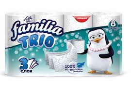 Ариун цэврийн цаас Familia №8 Бишрэлт