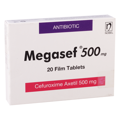 Мегасеф 500мг №20 бүрхүүлтэй шахмал Nobel